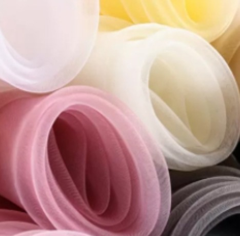 加密欧根纱布料 纱网纱裙透明纱婚纱礼服用布纱面料